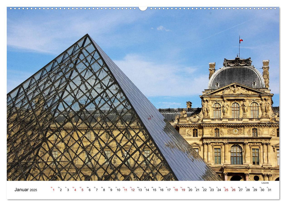 Paris - zwischen gestern und morgen (CALVENDO Premium Wandkalender 2025)