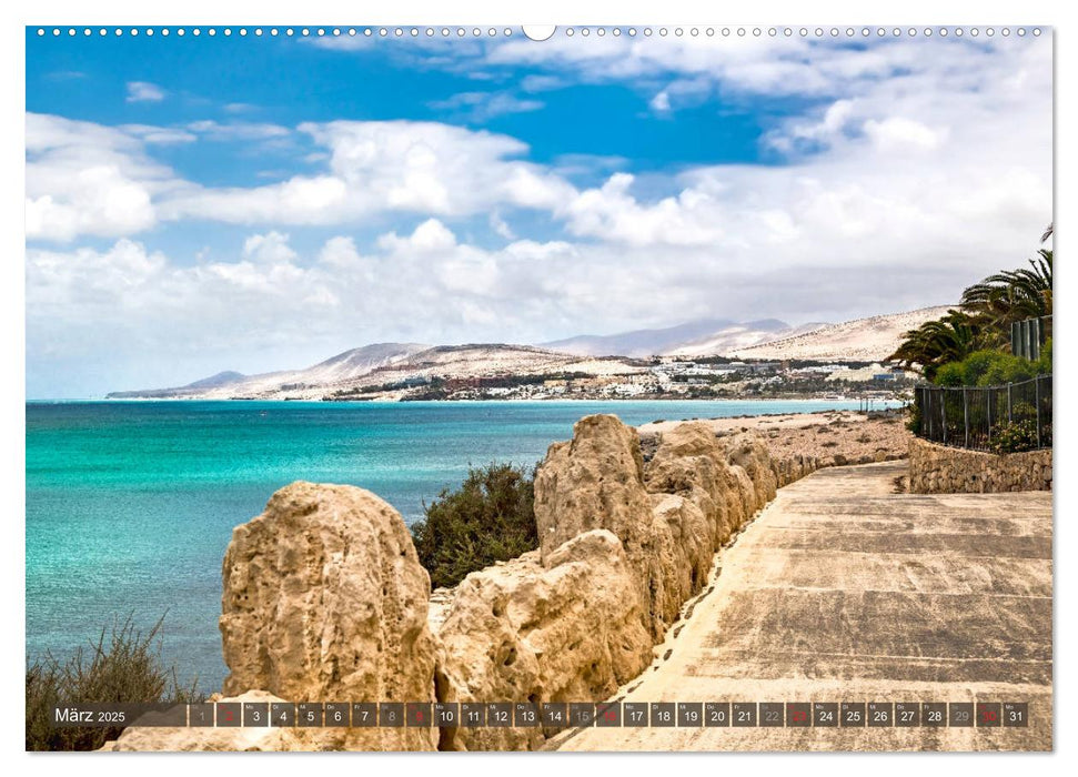 FUERTEVENTURA Paradiesische Impressionen der Insel (CALVENDO Wandkalender 2025)