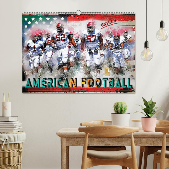 American Football extrem (CALVENDO Wandkalender 2025)