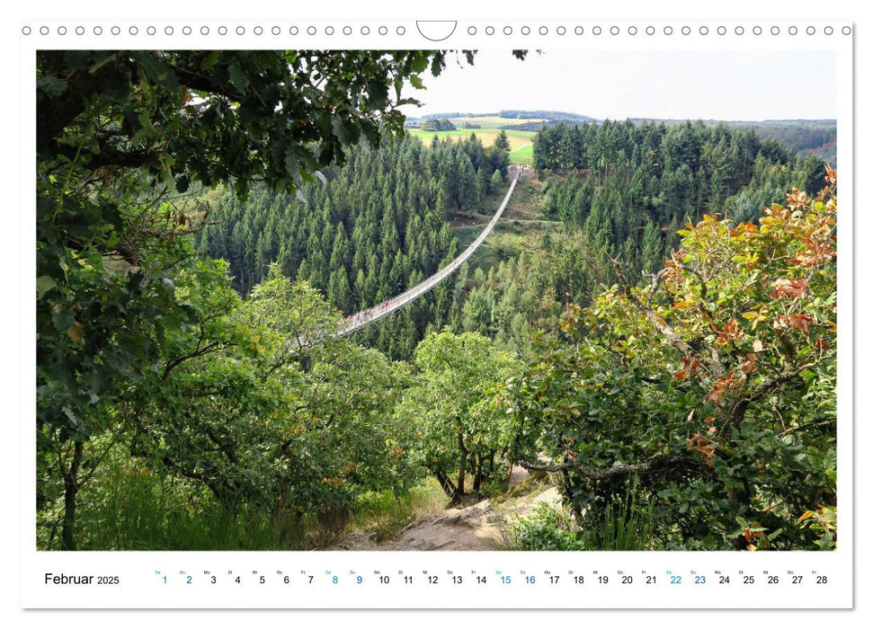 Naturerlebnis - Wandern zwischen Hunsrück, Mosel und Eifel (CALVENDO Wandkalender 2025)