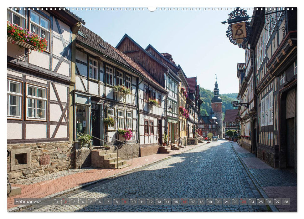 Fachwerk Impressionen (CALVENDO Premium Wandkalender 2025)