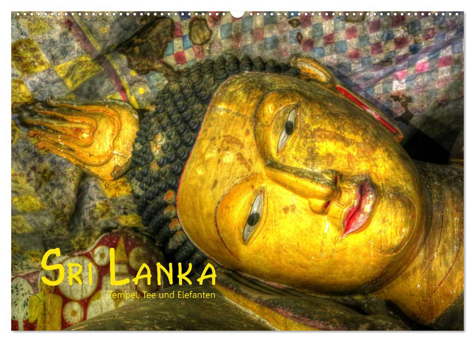 Sri Lanka - Tempel, Tee und Elefanten (CALVENDO Wandkalender 2025)