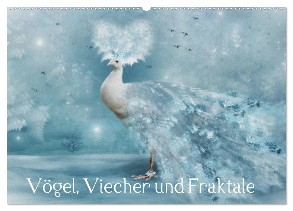 Vögel, Viecher und Fraktale (CALVENDO Wandkalender 2025)