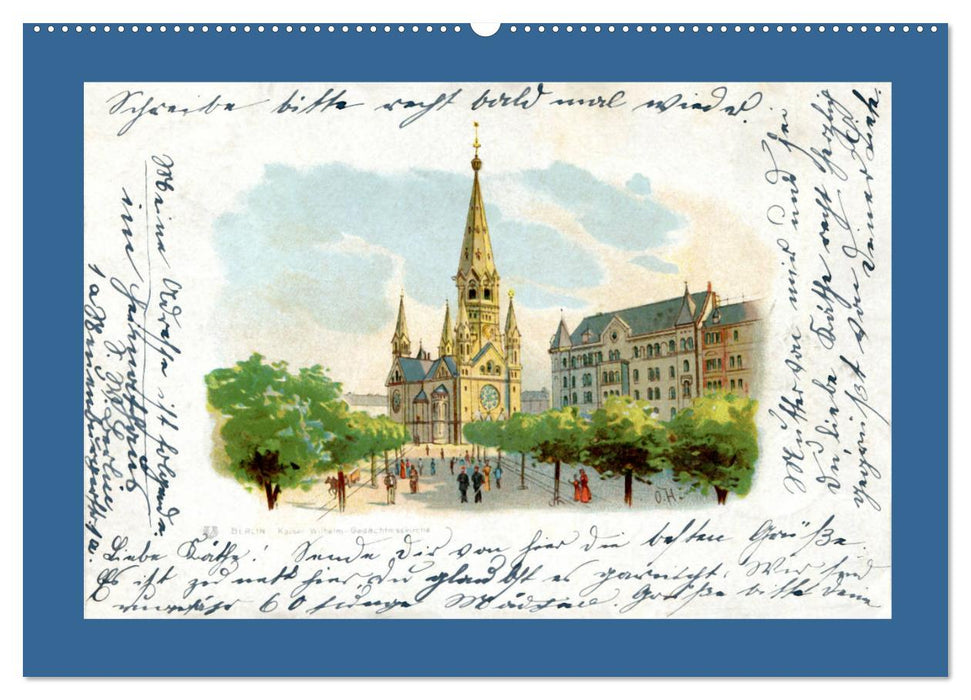 Historisches Berlin von 1888 bis 1918 (CALVENDO Premium Wandkalender 2025)