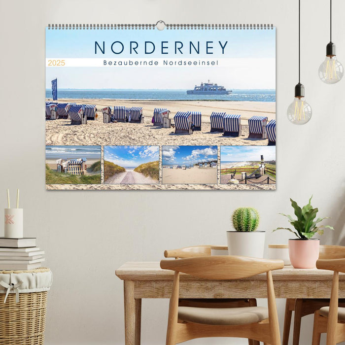 NORDERNEY Bezaubernde Nordseeinsel (CALVENDO Wandkalender 2025)