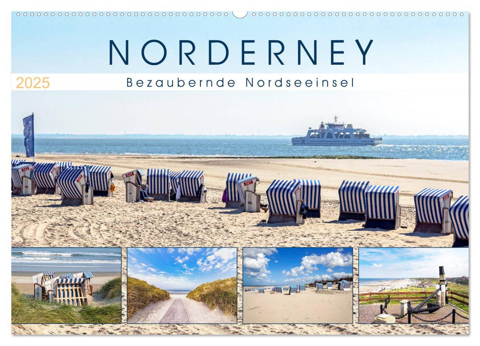 NORDERNEY Bezaubernde Nordseeinsel (CALVENDO Wandkalender 2025)