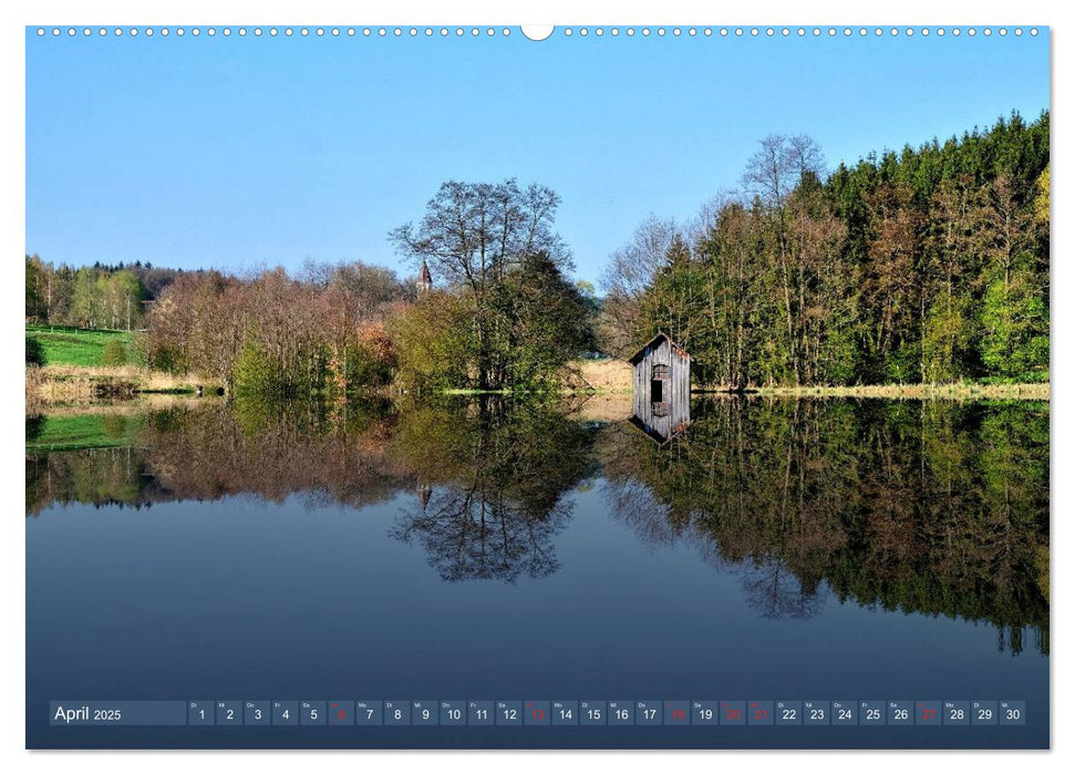 Traumhafte Spiegelbilder (CALVENDO Premium Wandkalender 2025)