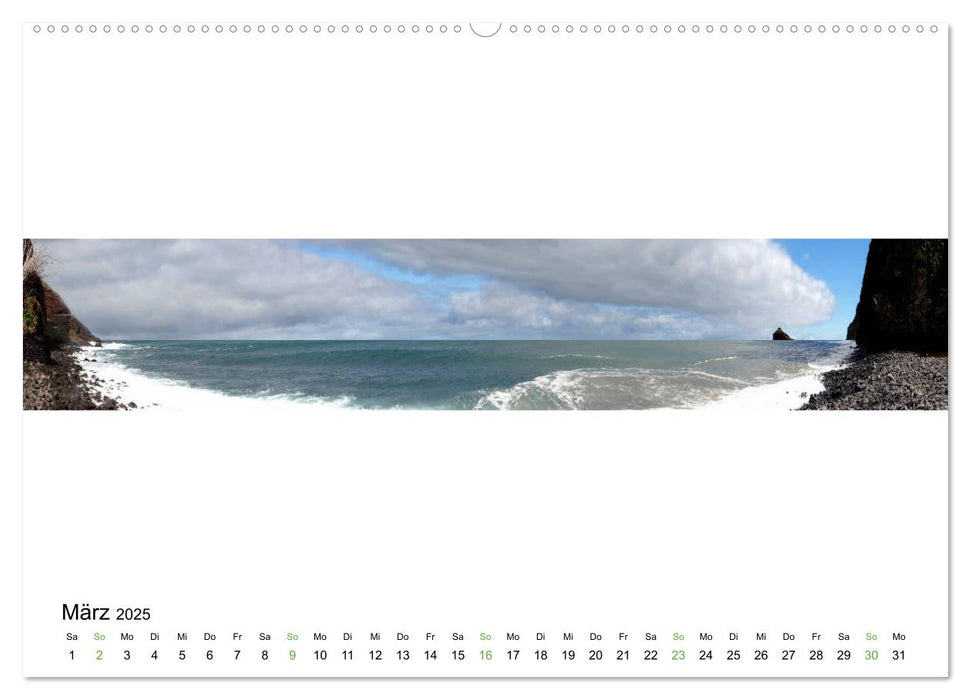 Madeira - Panoramen (CALVENDO Premium Wandkalender 2025)