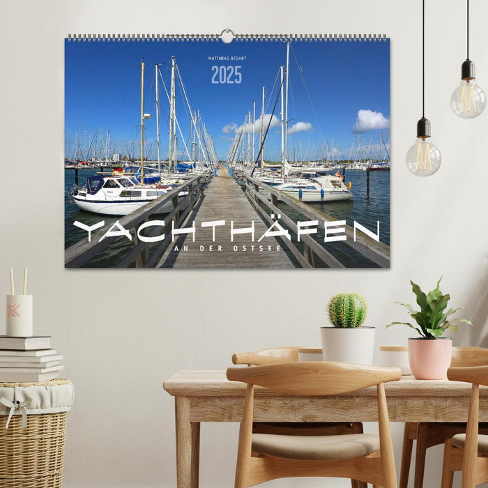 YACHTHÄFEN AN DER OSTSEE (CALVENDO Wandkalender 2025)