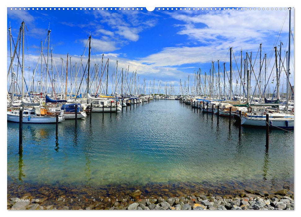 YACHTHÄFEN AN DER OSTSEE (CALVENDO Wandkalender 2025)