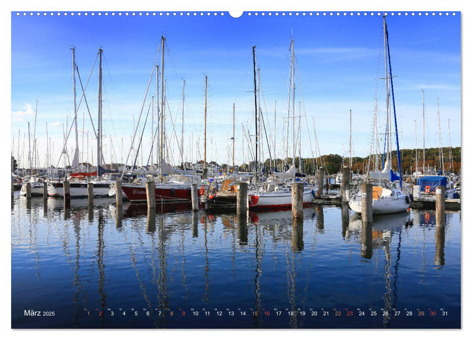 YACHTHÄFEN AN DER OSTSEE (CALVENDO Wandkalender 2025)