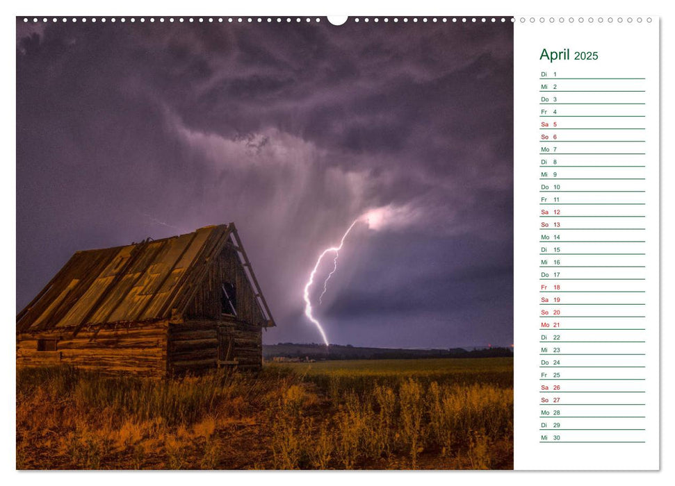 Faszination Blitze beeindruckende Fotos (CALVENDO Wandkalender 2025)