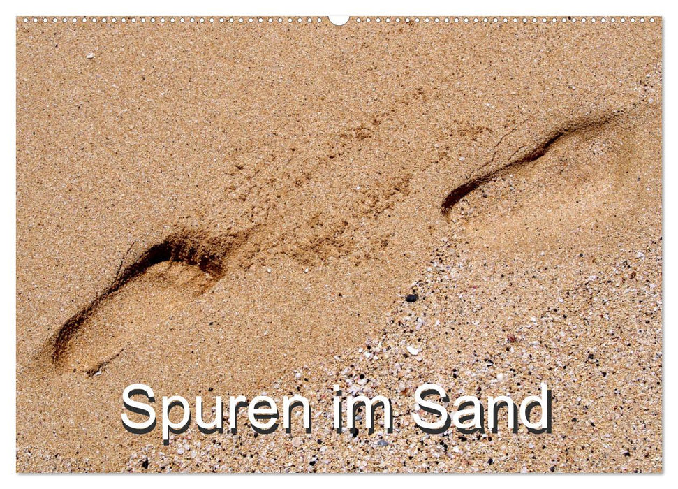 Spuren im Sand (CALVENDO Wandkalender 2025)