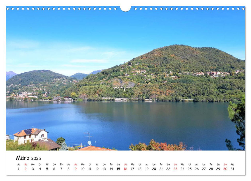 Traumhafter Lago d'Orta (CALVENDO Wandkalender 2025)