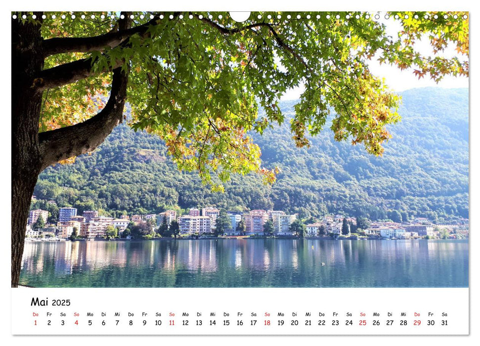 Traumhafter Lago d'Orta (CALVENDO Wandkalender 2025)