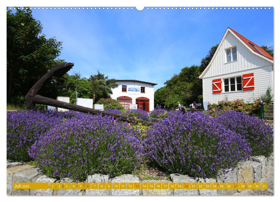 Insel Hiddensee - Stimmungen und Sehnsüchte (CALVENDO Premium Wandkalender 2025)