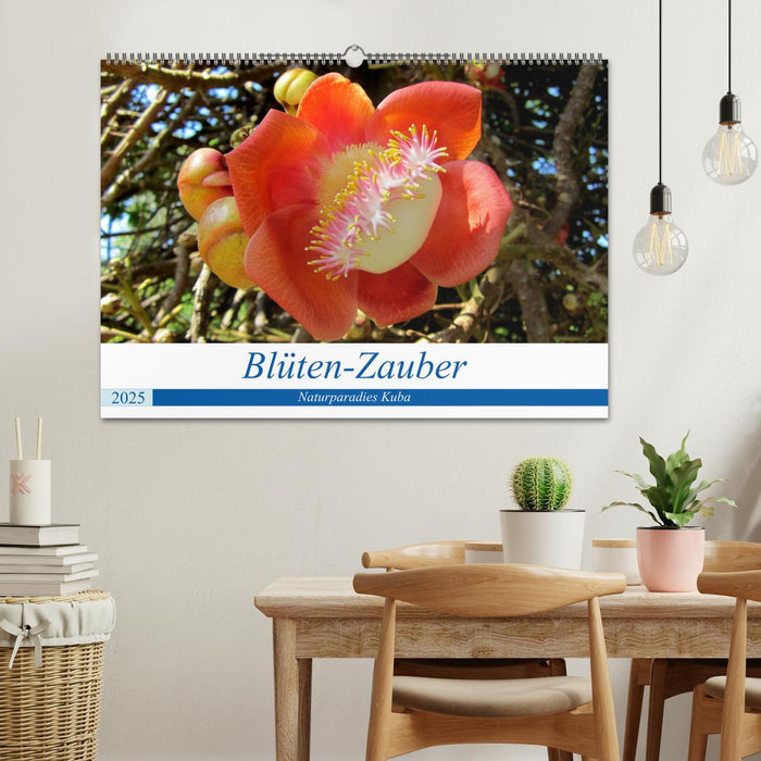 Blüten-Zauber - Naturparadies Kuba (CALVENDO Wandkalender 2025)