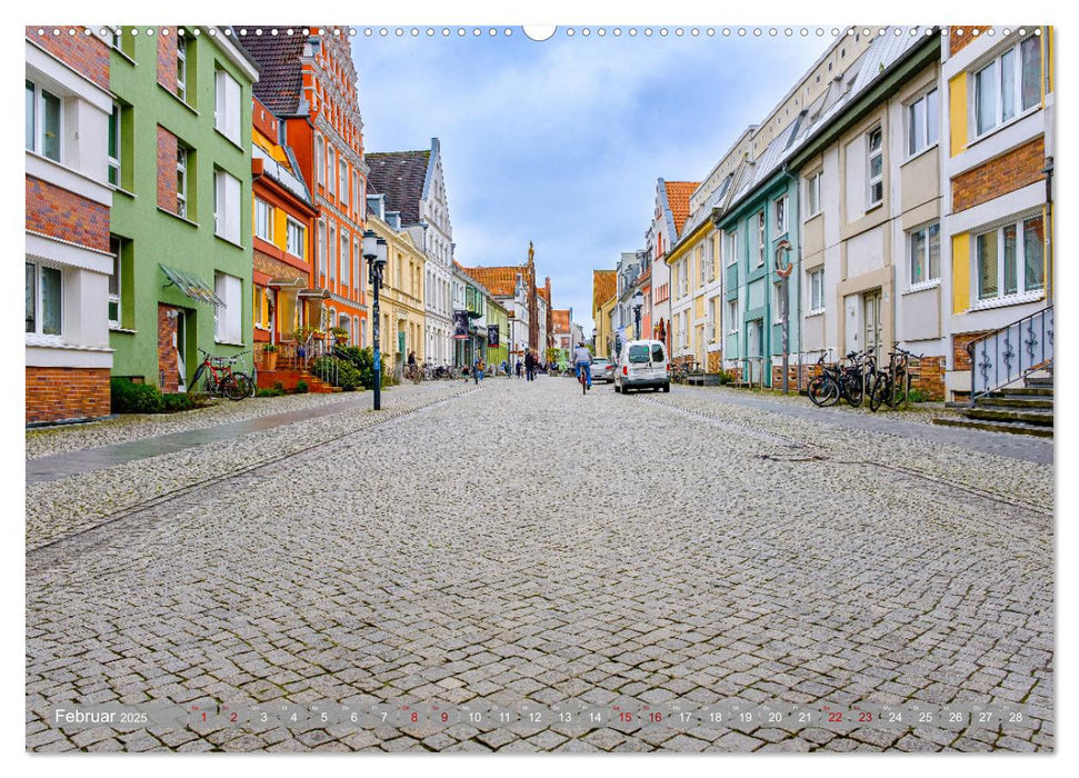 Ein Blick auf die Hansestadt Greifswald (CALVENDO Premium Wandkalender 2025)