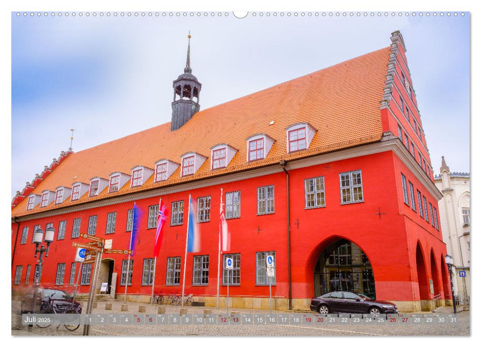 Ein Blick auf die Hansestadt Greifswald (CALVENDO Premium Wandkalender 2025)