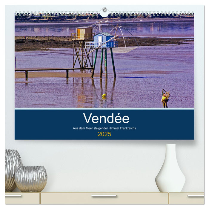 Vendée Aus dem Meer steigender Himmel Frankreichs (CALVENDO Premium Wandkalender 2025)