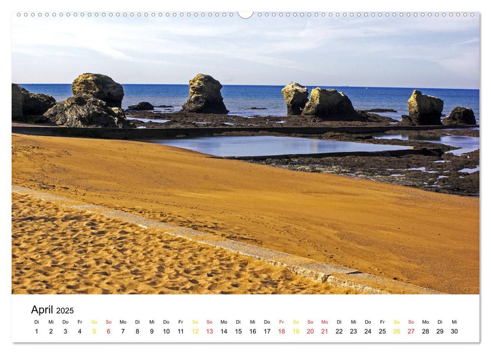 Vendée Aus dem Meer steigender Himmel Frankreichs (CALVENDO Premium Wandkalender 2025)