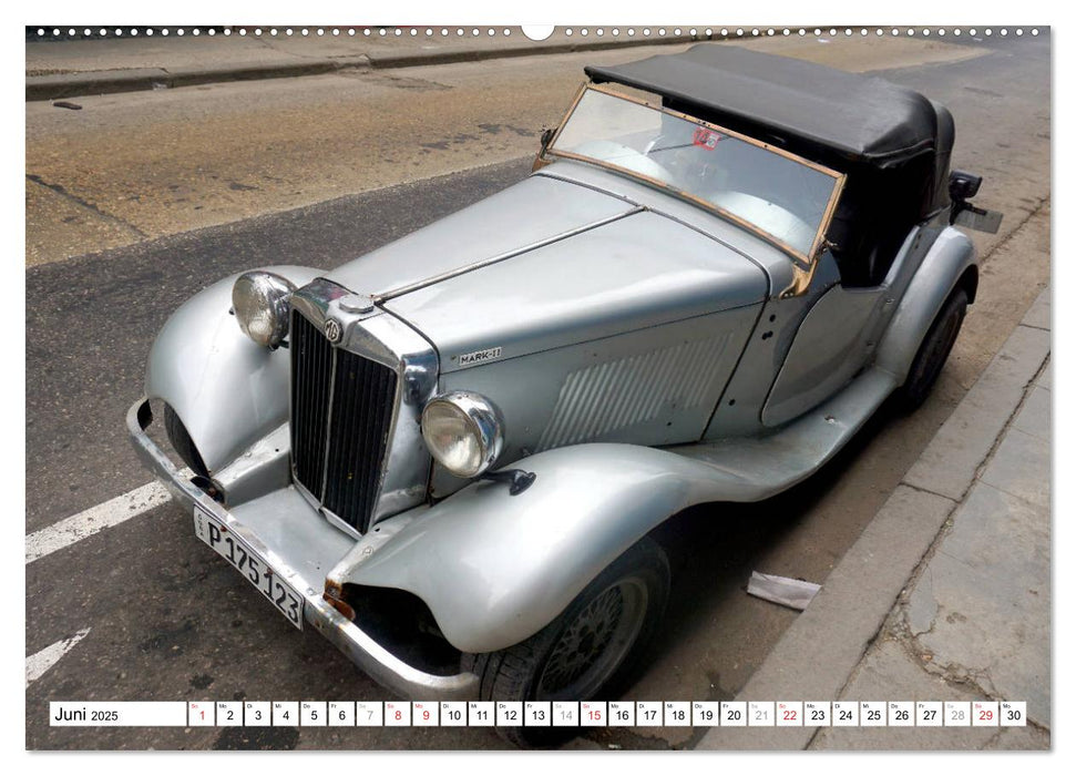 Englische Roadster - Oldtimer Schmuckstücke der Fünfziger Jahre (CALVENDO Premium Wandkalender 2025)