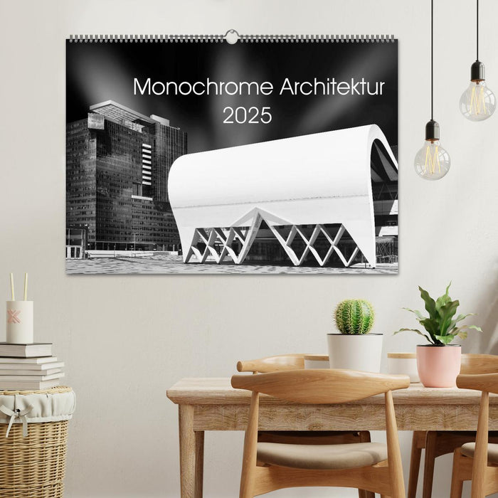 Monochrome Architektur (CALVENDO Wandkalender 2025)