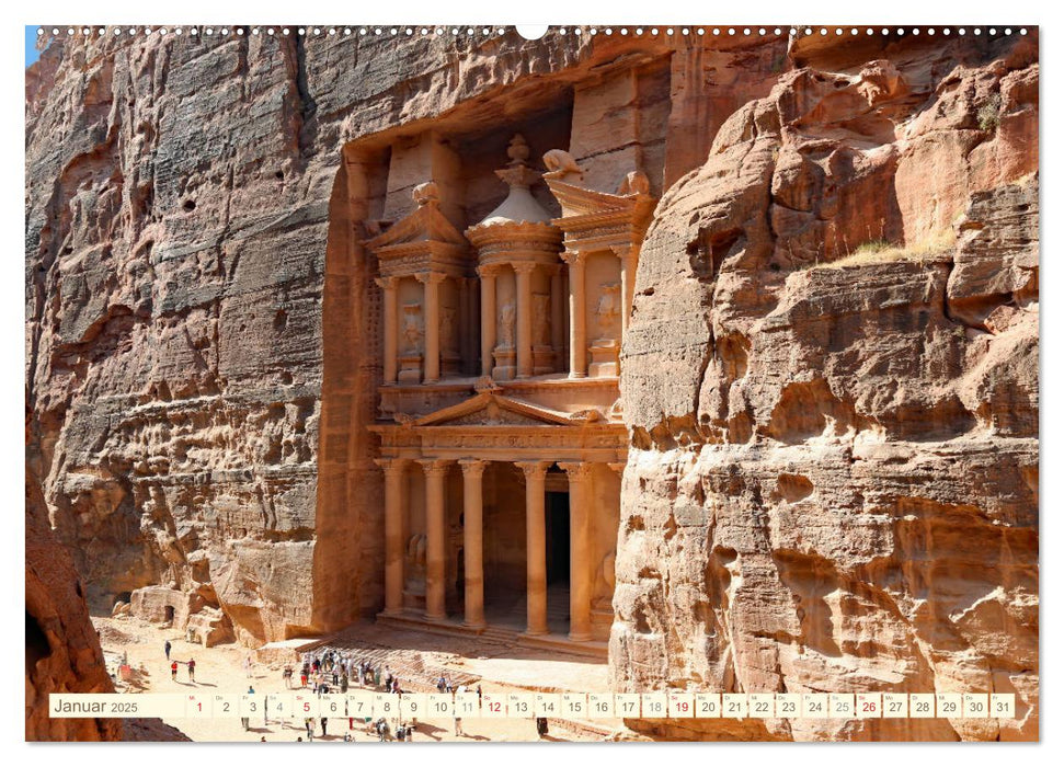 Urlaub in JORDANIEN (CALVENDO Premium Wandkalender 2025)