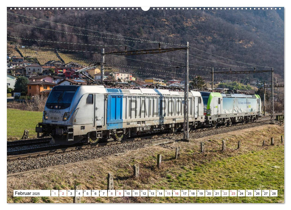 Für Güter die Bahn (CALVENDO Premium Wandkalender 2025)