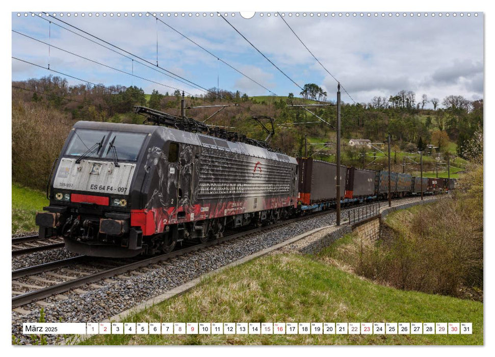 Für Güter die Bahn (CALVENDO Premium Wandkalender 2025)