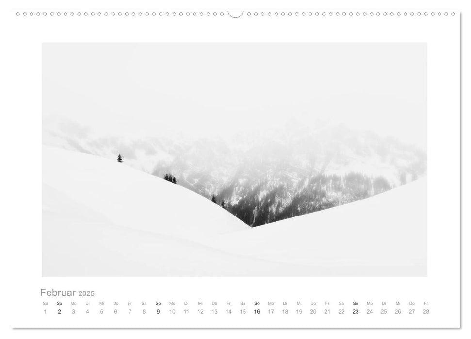 minimalistische Landschaften (CALVENDO Premium Wandkalender 2025)