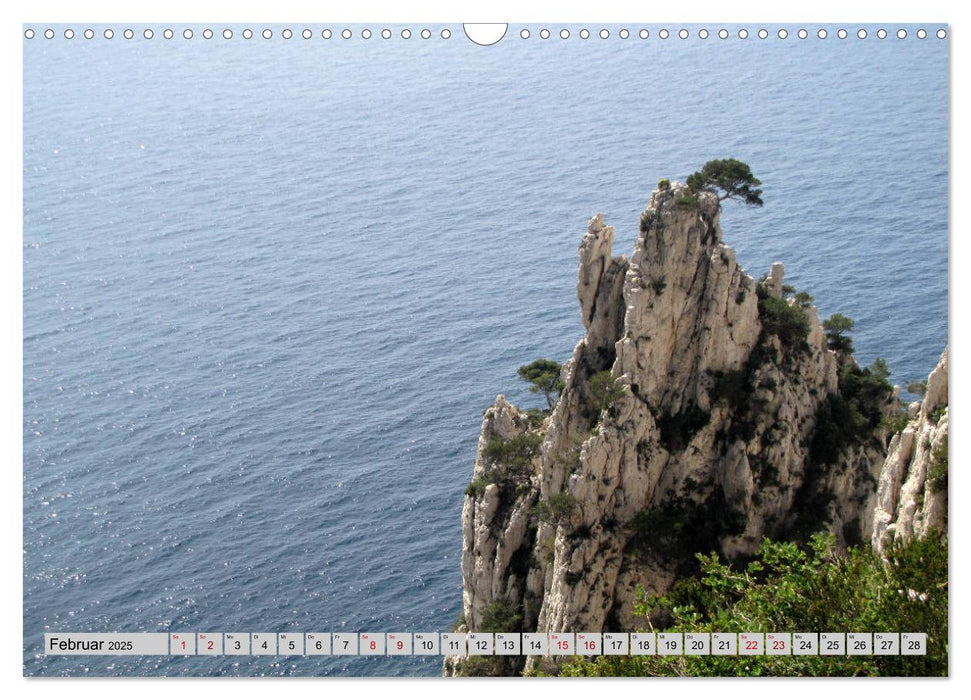 Les Calanques, der Nationalpark vor den Toren Marseilles (CALVENDO Wandkalender 2025)