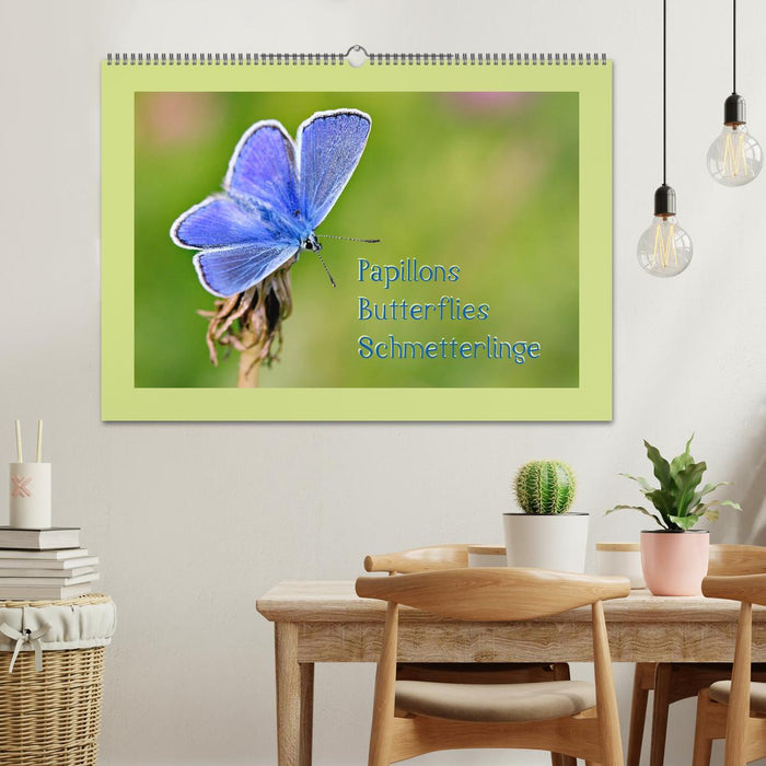 Papillons-Butterflies-Schmetterlinge (CALVENDO Wandkalender 2025)