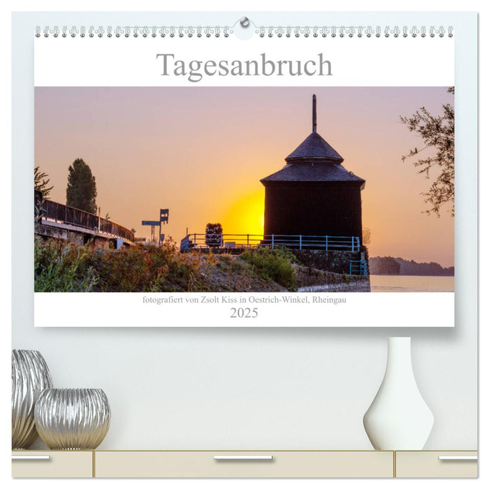 Tagesanbruch am Rhein (CALVENDO Premium Wandkalender 2025)