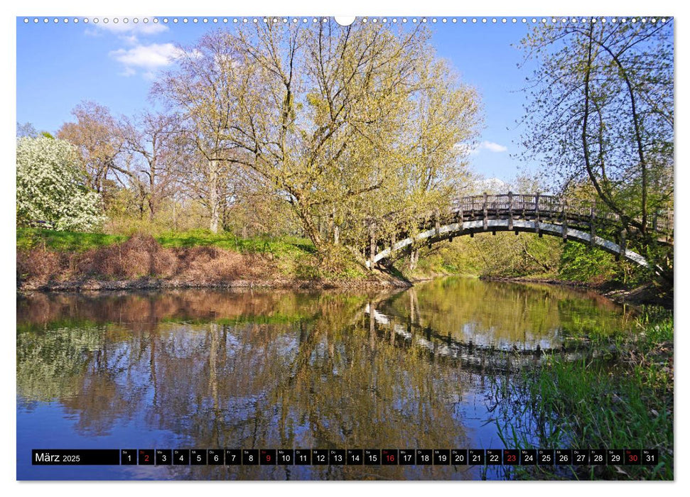 Frühling in Magdeburg (CALVENDO Wandkalender 2025)