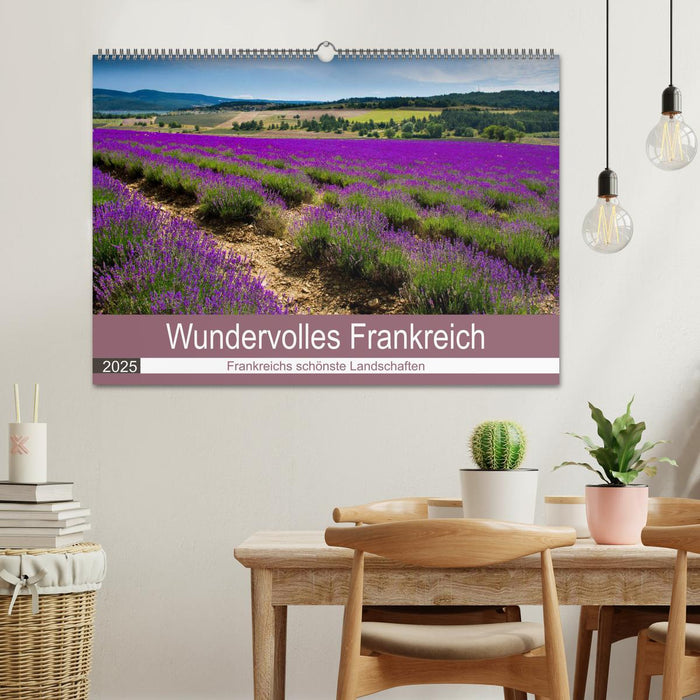 Wundervolles Frankreich (CALVENDO Wandkalender 2025)