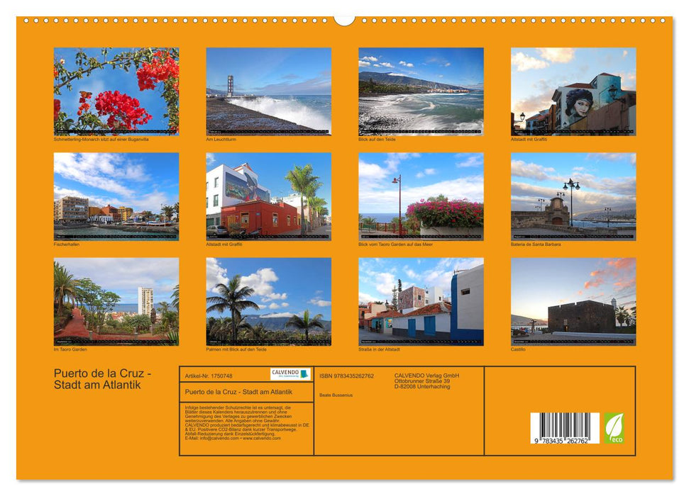 Puerto de la Cruz - Stadt am Atlantik (CALVENDO Premium Wandkalender 2025)