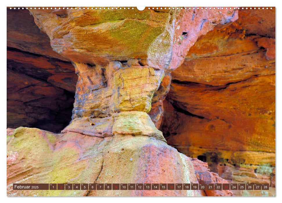 Buntsandstein - Sandstein im Dahner Felsenland (CALVENDO Premium Wandkalender 2025)