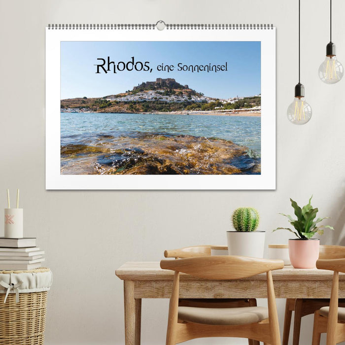 Rhodos, eine Sonneninsel (CALVENDO Wandkalender 2025)