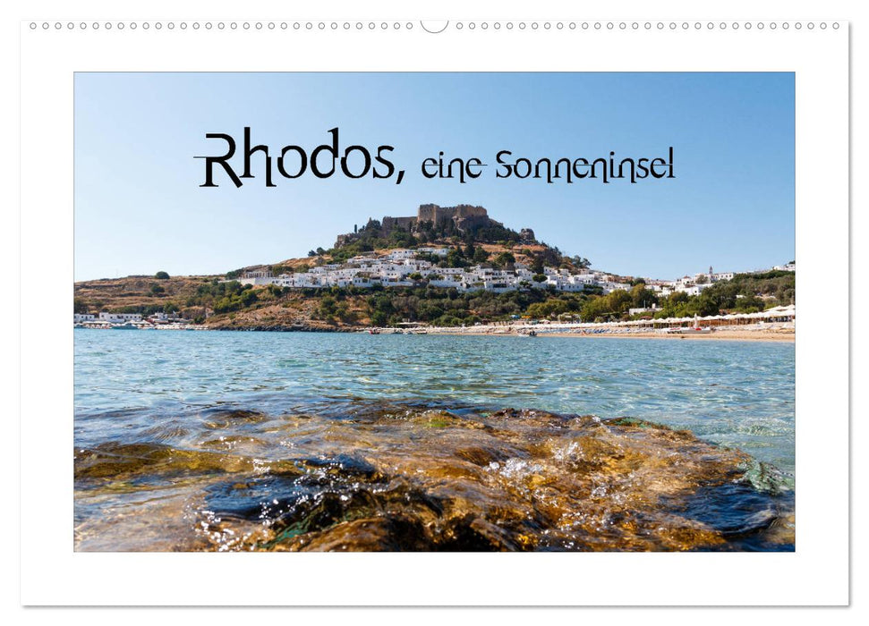 Rhodos, eine Sonneninsel (CALVENDO Wandkalender 2025)