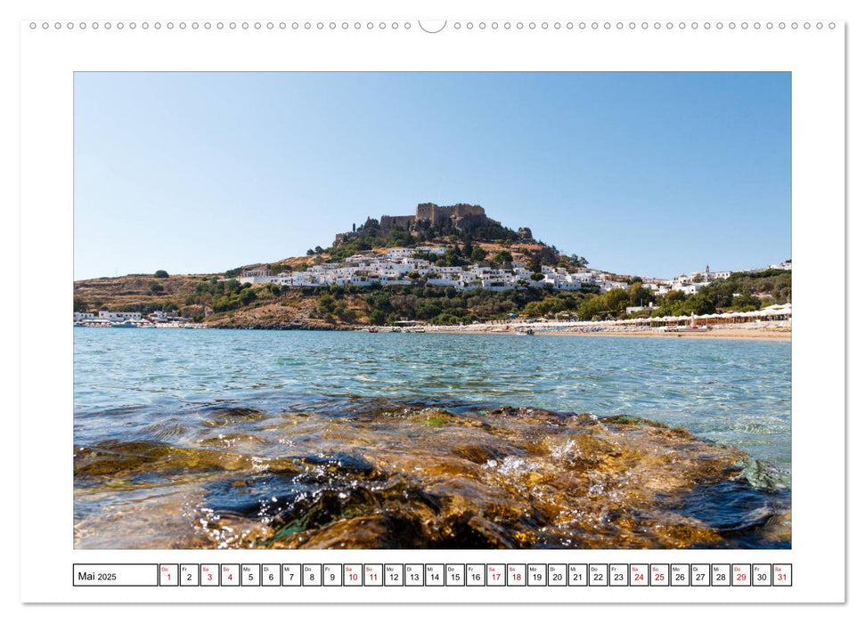 Rhodos, eine Sonneninsel (CALVENDO Wandkalender 2025)