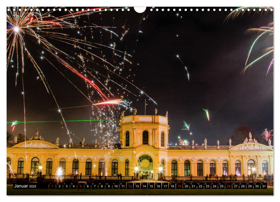 Kassel bei Nacht (CALVENDO Wandkalender 2025)