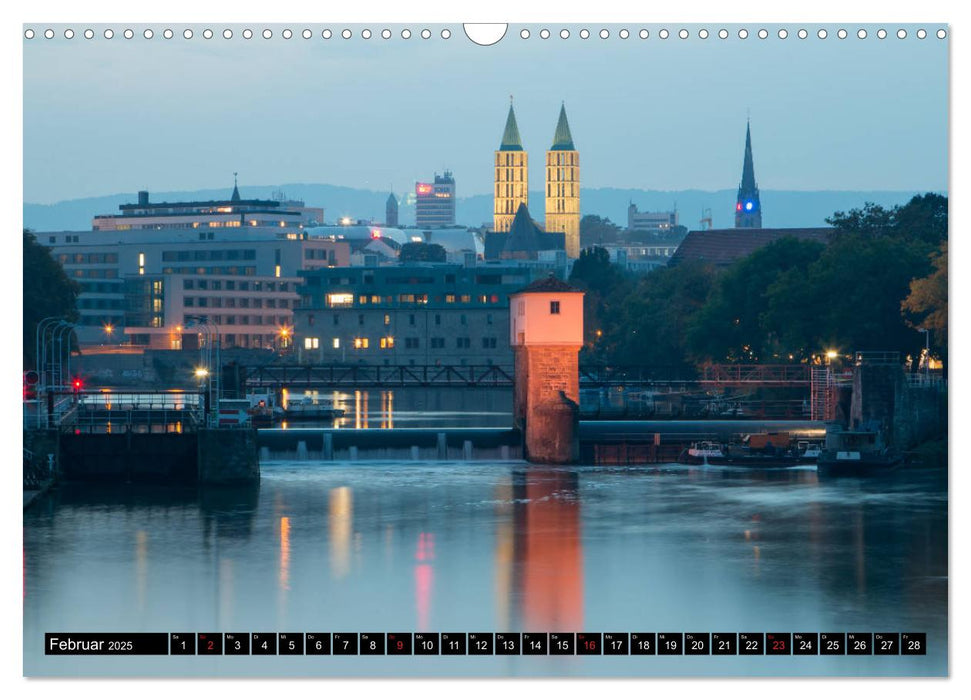 Kassel bei Nacht (CALVENDO Wandkalender 2025)