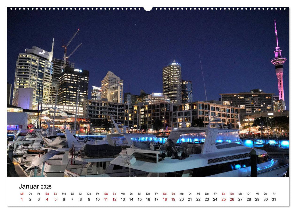 Auckland 2025 (CALVENDO Premium Wandkalender 2025)