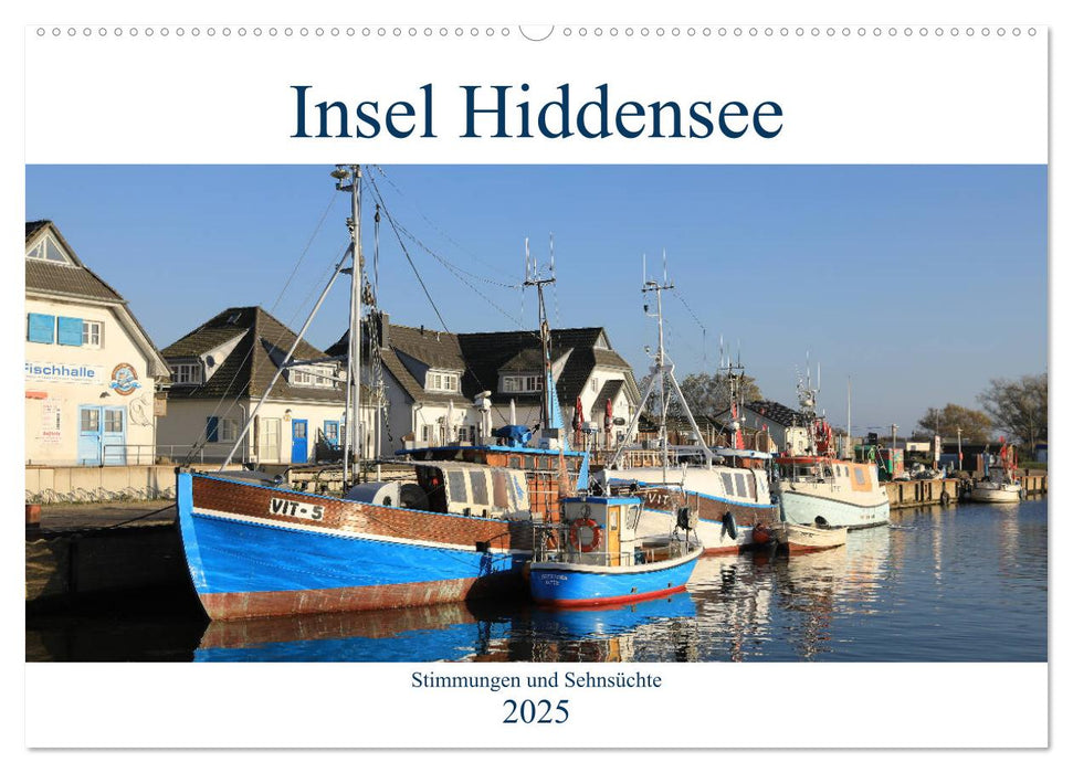 Insel Hiddensee - Stimmungen und Sehnsüchte (CALVENDO Wandkalender 2025)