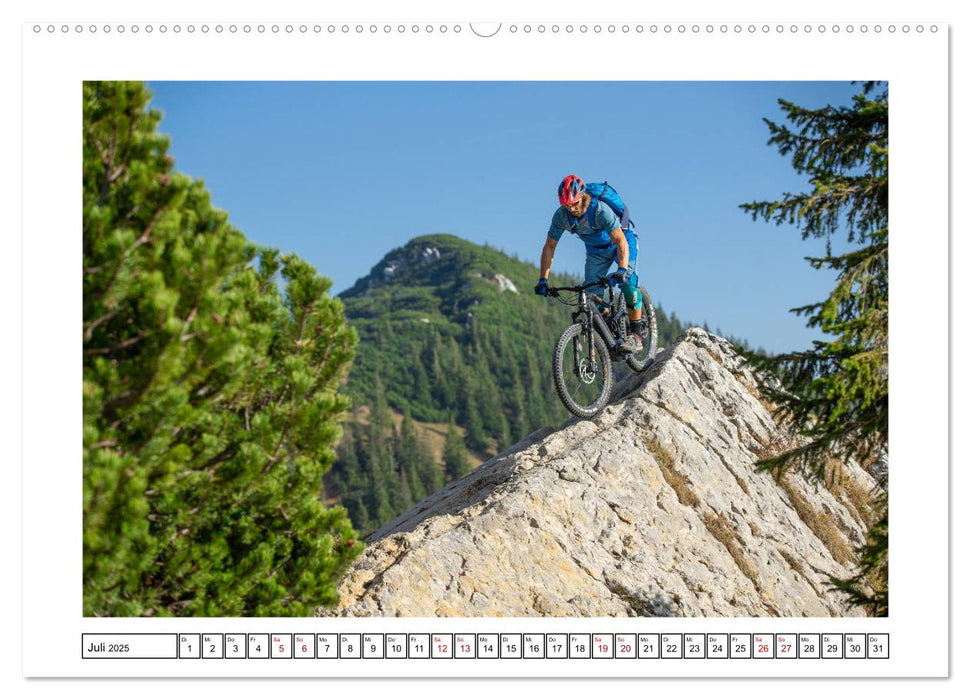 Mit dem Stromrad in den Bergen (CALVENDO Premium Wandkalender 2025)