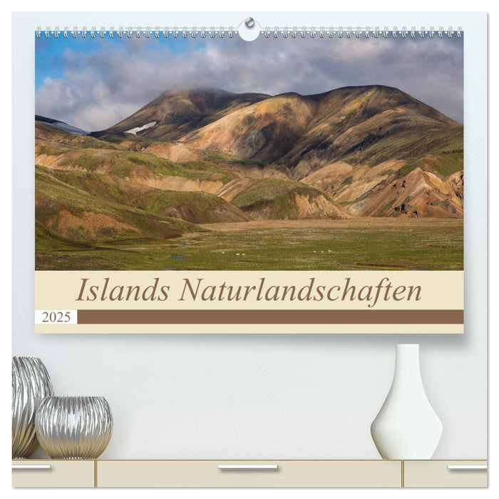 Islands Naturlandschaften (CALVENDO Premium Wandkalender 2025)