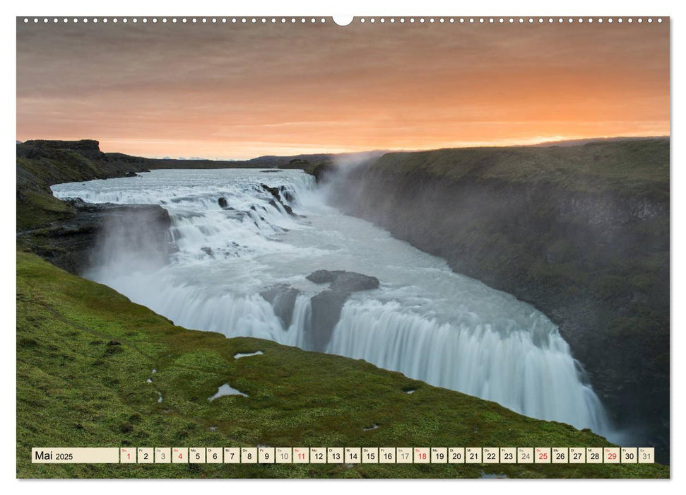 Islands Naturlandschaften (CALVENDO Premium Wandkalender 2025)