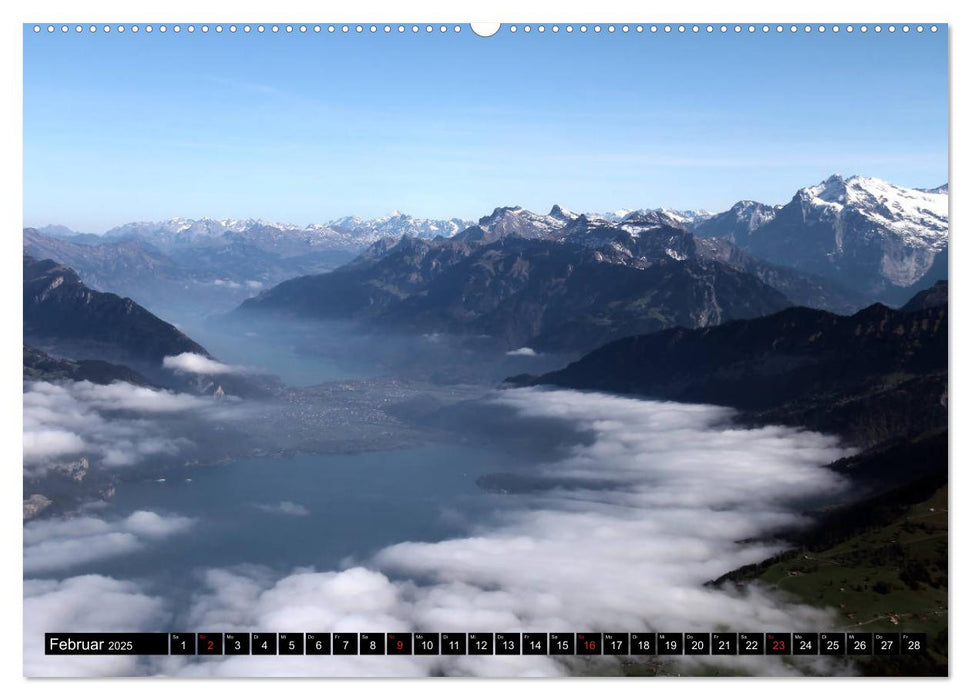 Berge im Berner Oberland (CALVENDO Premium Wandkalender 2025)