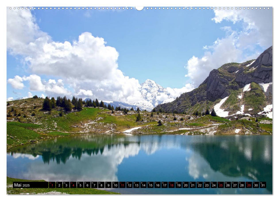 Berge im Berner Oberland (CALVENDO Premium Wandkalender 2025)